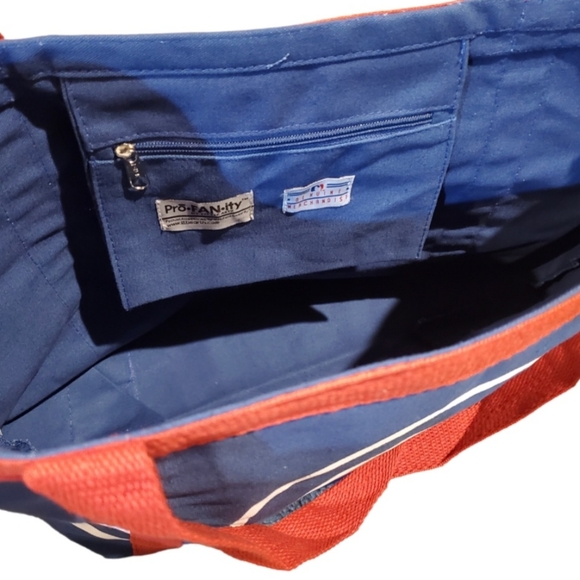 Chicago Cubs MLB Canvas Tailgate Tote Bag - Picture 3 of 4